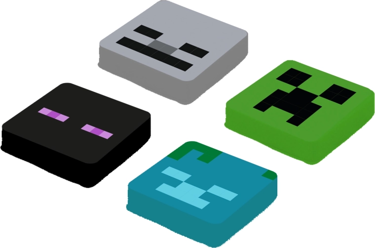 Pixie Crew Minecraft set de multipixeli de rezervă Enderman