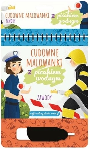 Cărți de colorat magice cu marker cu apă – profesii