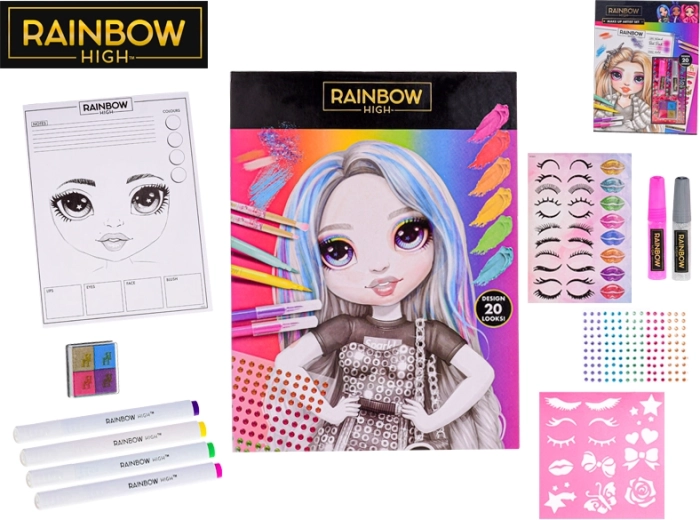 Set creativ de modă Rainbow High - 1 bucată