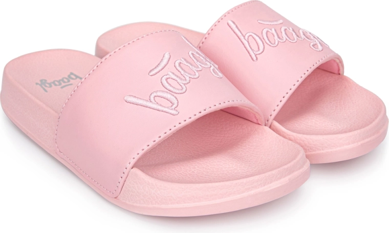 Papuci Baagl Logo Pink