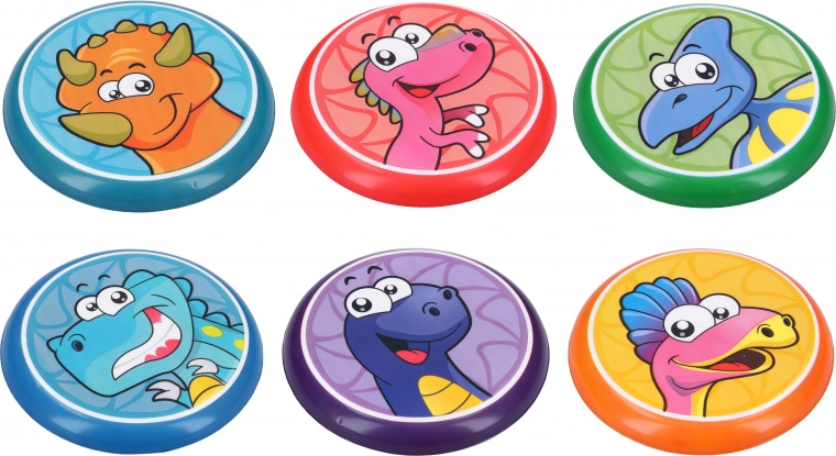 Disc de aruncat cu motiv Dinozaur 16 cm