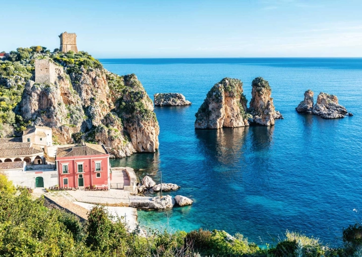 Puzzle Ravensburger Coasta Siciliei 1000 de piese