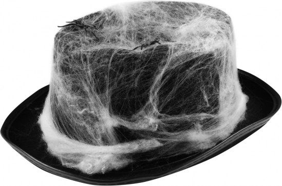 Pălărie de Halloween cu pânză de păianjen și păianjeni