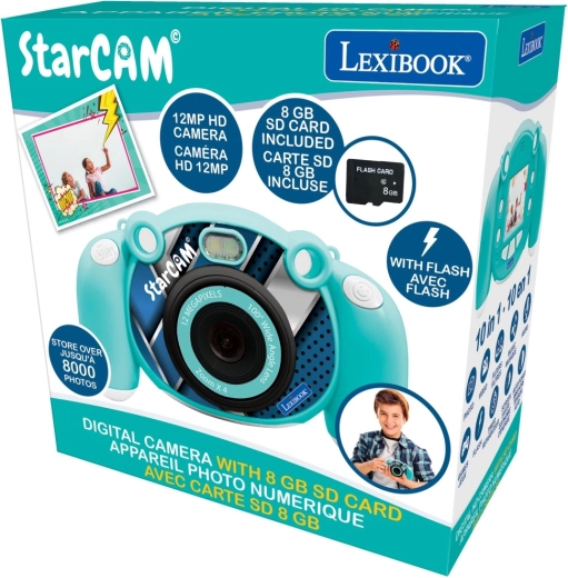 Cameră HD și aparat foto Lexibook cu card SD