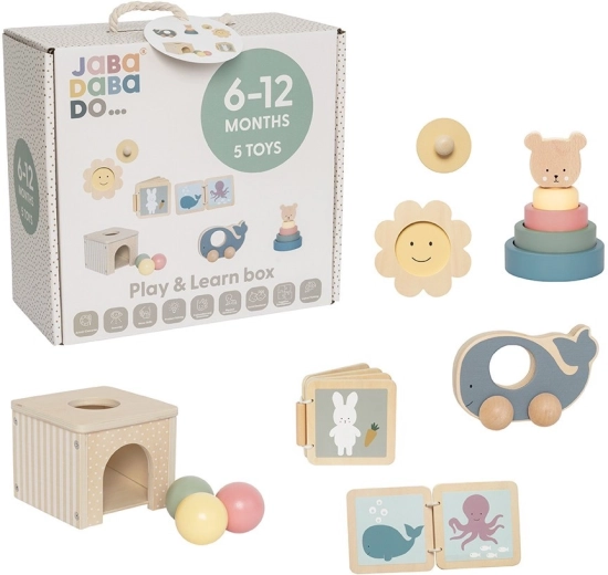 JaBaDaBaDo cutie educațională joc și învățare 6–12 luni