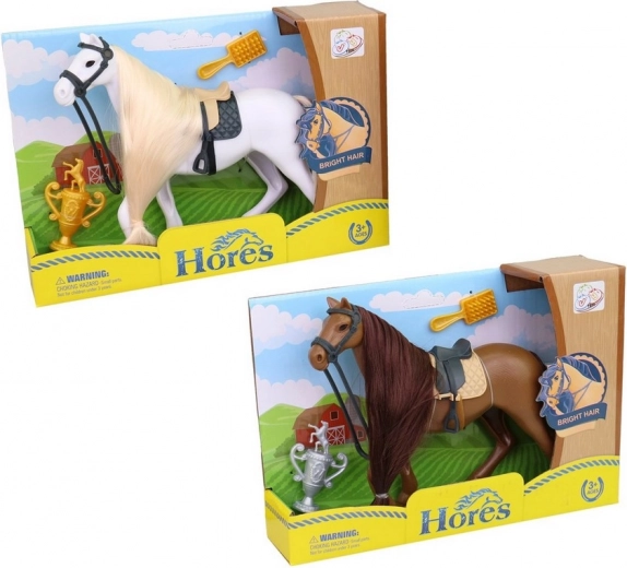 Jucărie Cal cu Accesorii 19 cm