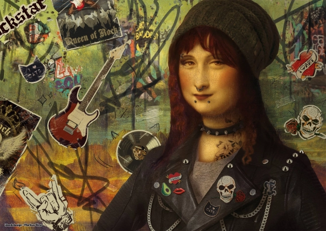 Puzzle SCHMIDT Art&Fun: Mona Lisa 1000 de piese