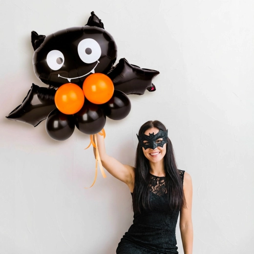 Decorațiune cu baloane de Halloween în formă de liliac