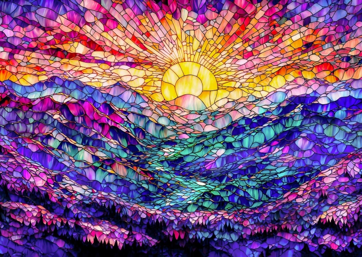 Enjoy Puzzle Încă un răsărit de soare minunat 1000 de piese