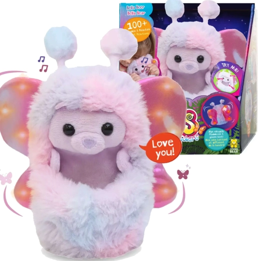 Curlimals Flutter Wonders ursulețul Bella pluș interactiv 18 cm