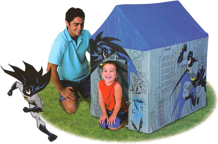 Cort pentru copii Bestway tip căsuță Batman 107 × 76 × 114 cm - 1 bucată