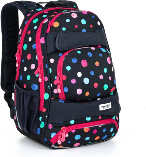 Rucsac pentru elevi Topgal Yumi cu buline