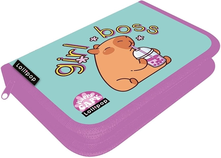 Penar LizzyCard capybara – cu 1 compartiment și două clape