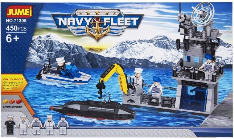 Set de construcție Jumei navy fleet – marină 450 de piese