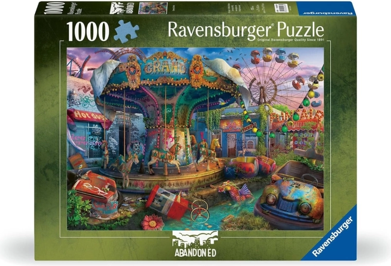 Puzzle Ravensburger Abandoned: Pelerinaj sumbru 1000 de piese