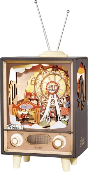 Puzzle din lemn 3D Carnaval la apus