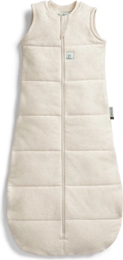 ErgoPouch sac de dormit pentru copii din bumbac organic Jersey, Oatmeal Marle, 2,5 TOG (8–24 luni, 8–14 kg)