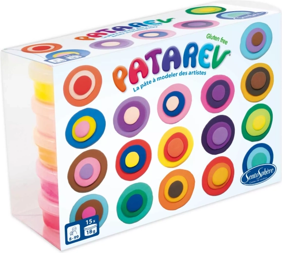 SentoSphere plastilină Patarev 15 culori