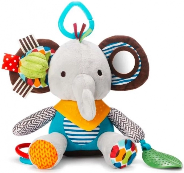 Skip Hop jucărie activă suspendată cu inel C Bandana Buddies elefănțel