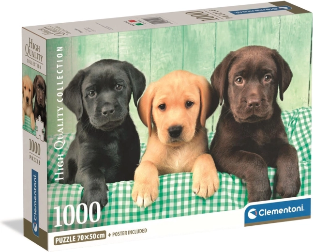 Puzzle 1000 Clementoni – trei labradori HQC