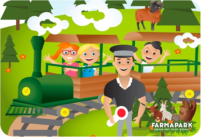 Suport de masă 3D Farmapark căluț PRIME