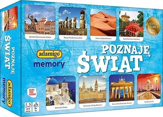 Descopăr lumea - Joc educativ pexeso Adamigo