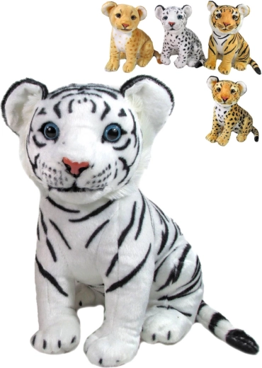 Pui de safari din pluș 31 cm (tigru sau leopard) - 1 bucată