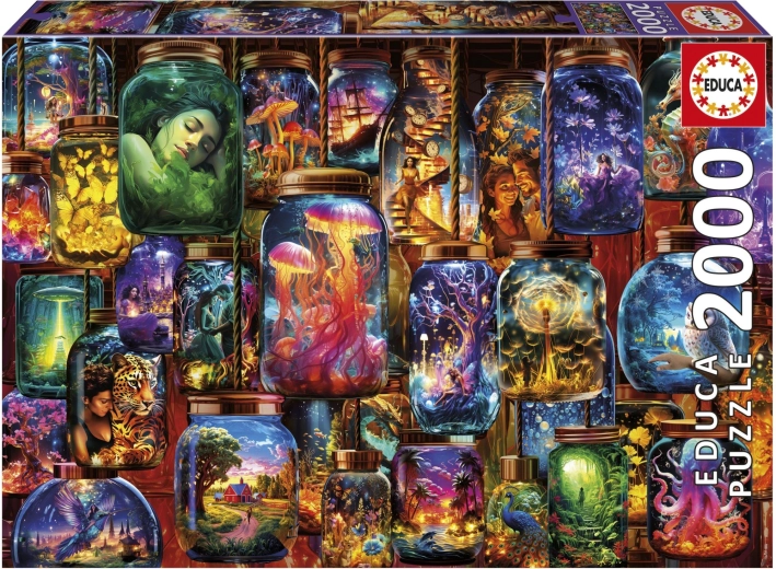 Educa puzzle Vise în borcan 2000 piese