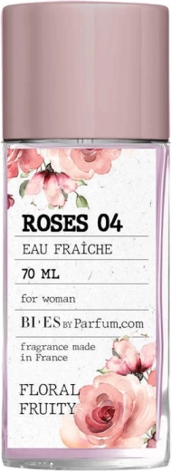 BI-ES Roses 04 apă de toaletă pentru femei, răcoritoare, în sticlă 70 ml