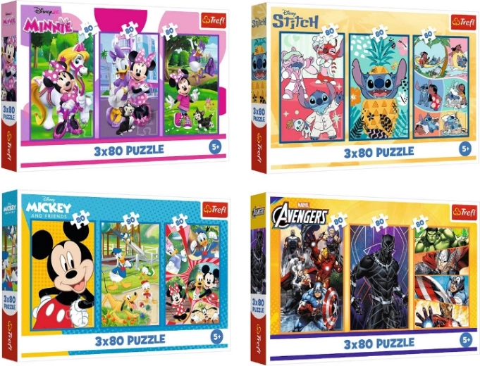 Puzzle 3×80 piese