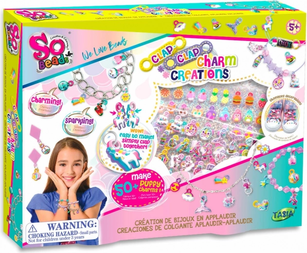 Tasia Clap Clap – set creativ de brățări și coliere cu pandantive