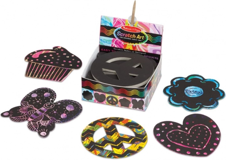 Scratcher prietenie – set de carduri pentru gravură ScratchArt