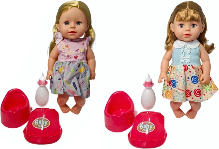 Păpușă care urinează cu accesorii