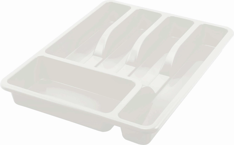 Tăviță pentru tacâmuri din plastic HEIDRUN 34 × 26 cm, mix de culori