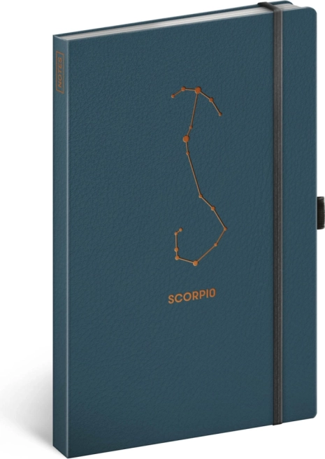 Caiet Zodiac Scorpion, dictat, 13 × 21 cm