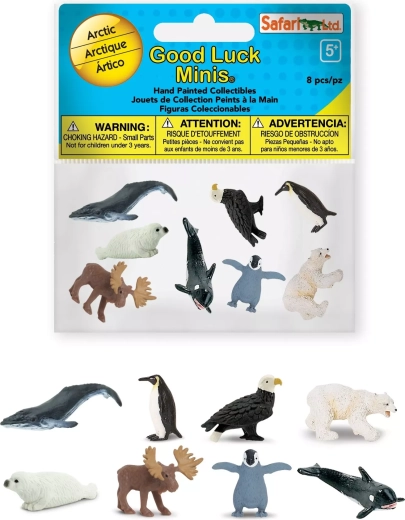 Safari Ltd. Arctica – Good Luck Minis funpack mini figurine de animale (8 buc.)