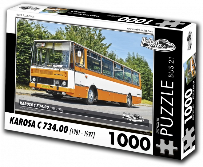 Puzzle Retro-auto Karosa C 734 (1981–1997) – 1000 piese