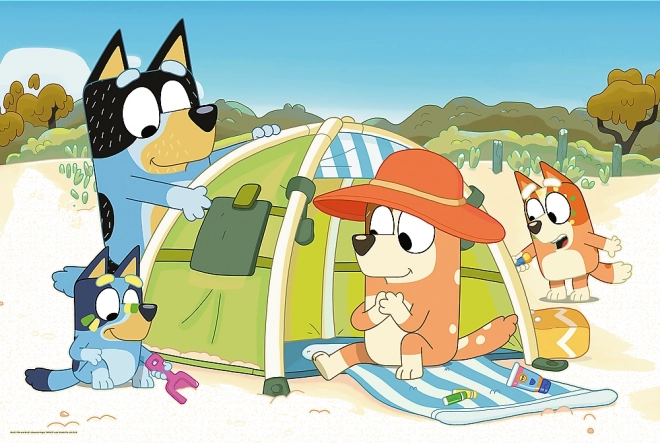 Puzzle Trefl BLUEY maxi 24 piese – O zi grozavă