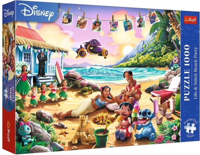 Puzzle LILO & STITCH – petrecere pe plajă 1000 piese