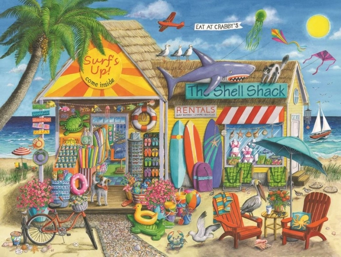 Puzzle Băcănie surfist 1500 piese Ravensburger