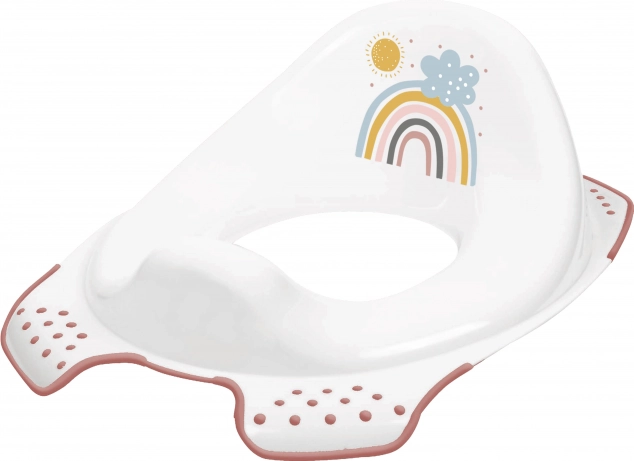 Adaptor WC pentru copii Rainbow, alb