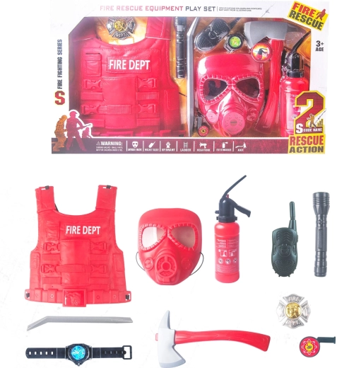 Mega set pompieri 10 piese pentru copii