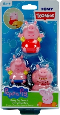 TOMY Peppa Pig – figurine de apă 3 buc.