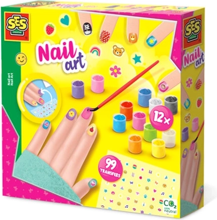 SES Set pentru decorarea unghiilor cu autocolante