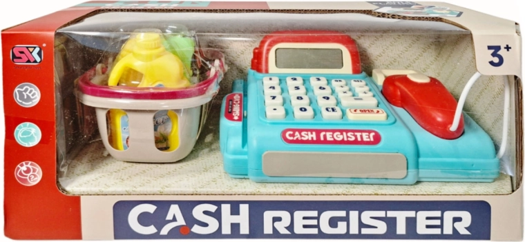 Casă de marcat pentru copii cu calculator și accesorii