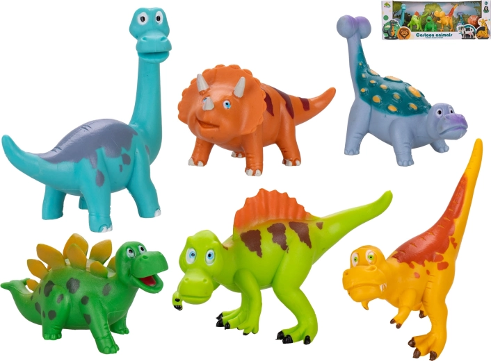 Set dinozauri 8–11 cm, 6 bucăți în cutie