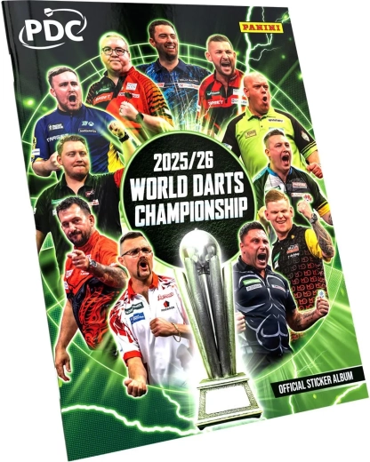 Album de stickere World Darts Championship 2026 (copertă moale) - 1 bucată