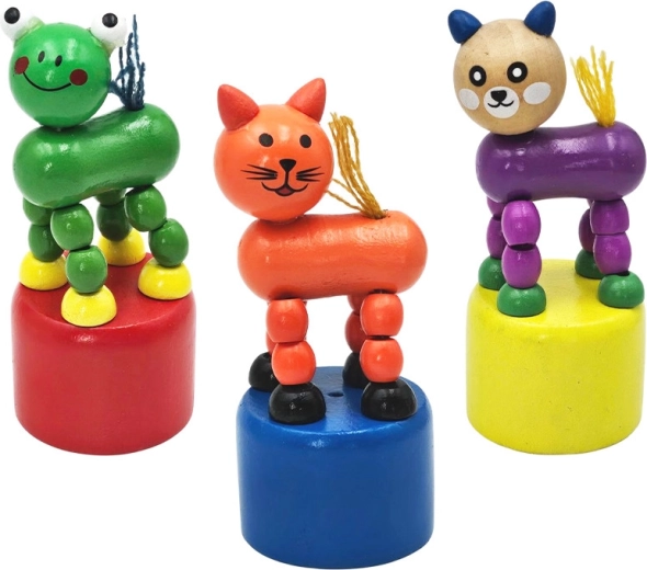 animăluț din lemn care dansează 10 cm