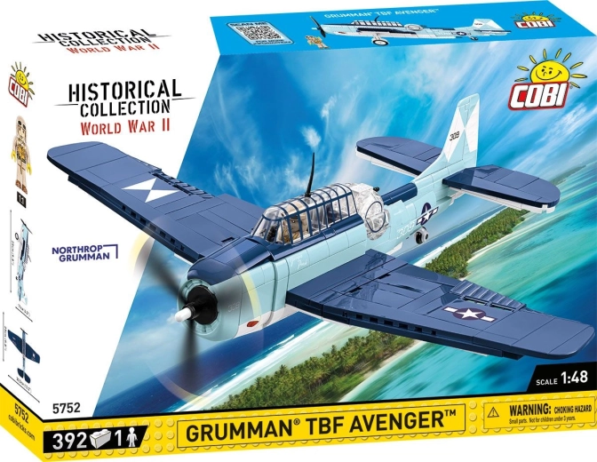 Cobi Al Doilea Război Mondial Grumman TBF Avenger 1:48 (392 piese)