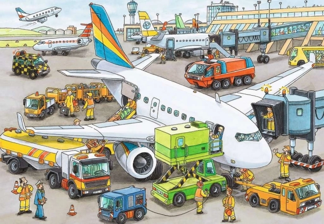Puzzle aeroport aglomerat 35 piese